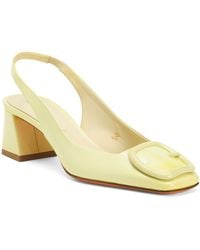 TJ Maxx - Patent Leather Slingback Block Heel Pumps For - Lyst