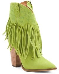 TJ Maxx - Suede Fringe Crazy Train Booties For - Lyst
