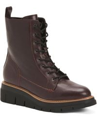 TJ Maxx - Leather Redlands Lace Up Booties For - Lyst