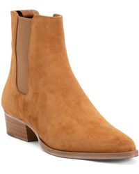 TJ Maxx - Suede Robie Chelsea Booties For Leather/Suede - Lyst