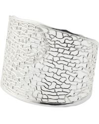 TJ Maxx - Sterling Plated Mesh Cuff Bracelet - Lyst