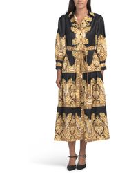TJ Maxx - Belted Shirt Dress For Cotton/Polyester - Lyst