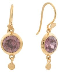 TJ Maxx - 18K Plated Sterling Cz Earrings - Lyst