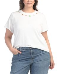 TJ Maxx - Plus Slub Knit Top For Spandex/Cotton/Rayon - Lyst