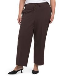 TJ Maxx - Plus Stretch Crepe Knit Pull On Pants For Spandex/Polyester - Lyst