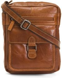 TJ Maxx - Leather Voyager Hand Stained Crossbody For - Lyst