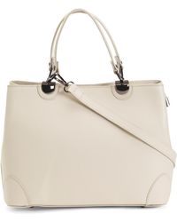 TJ Maxx - Leather Triple Compartment Satchel - Lyst