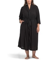TJ Maxx - Plus Congo Long Robe For Polyester/Rayon - Lyst
