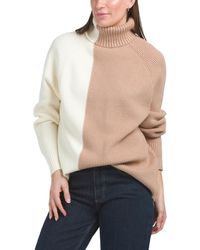 TJ Maxx - Color Blocked Turtleneck Sweater, Nylon/Polyester/Viscose - Lyst