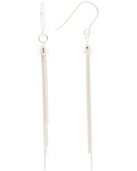 TJ Maxx - Sterling Chain Drop Earrings For Diamond - Lyst
