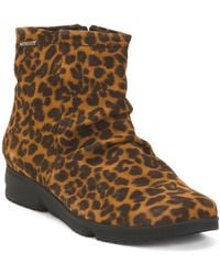 TJ Maxx - Nubuck Leather Rezia Booties For - Lyst
