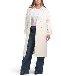 TJ Maxx - Virgin Wool Blend Coat, Polyester/Wool/Viscose - Lyst