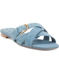 TJ Maxx - Suede Velma Buckle Slide Sandals For /Suede - Lyst