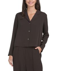 TJ Maxx - Long Sleeve Button Up Top For Spandex/Polyester - Lyst