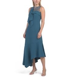 TJ Maxx - Sleeveless Illusion Gown For Spandex/Polyester - Lyst