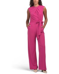 TJ Maxx - Pleat Neck Jumpsuit For Polyester - Lyst