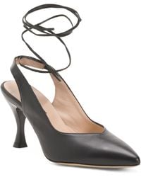 TJ Maxx - Leather Slingback Heels For - Lyst