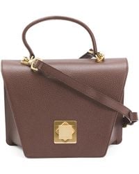 TJ Maxx - Leather Asymmetrical Geo Satchel, Leather - Lyst