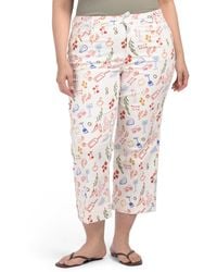 TJ Maxx - Plus Printed Pants For Spandex/Cotton - Lyst