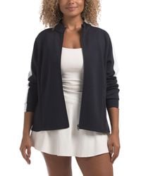 TJ Maxx - Contrast Color Zippered Jacket For Polyester/Viscose - Lyst