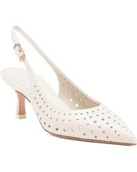 TJ Maxx - Leather Flynn Perforated Slingback Heels For Leather - Lyst