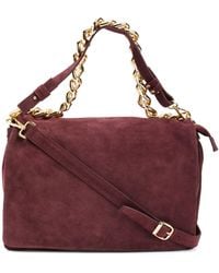 TJ Maxx - Suede Large Flap Over Shoulder Bag With Chain For /Suede - Lyst