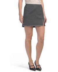 TJ Maxx - Wool Mini Studded Skirt For - Lyst