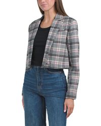 TJ Maxx - Plaid Blazer, Polyester/Acrylic/Wool - Lyst