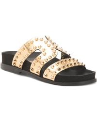 TJ Maxx - Leather Flat Rivet Sandals For Leather - Lyst