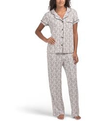 TJ Maxx - 2Pc Cheetah Print Pajama Set For Spandex/Polyester - Lyst