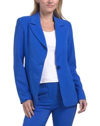 TJ Maxx - Solid Classic Notch Collar Blazer, Polyester - Lyst