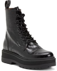 TJ Maxx - Patent Leather Platform Combat Boots For - Lyst