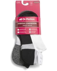 TJ Maxx - 2Pk Color Block Ankle Compression Socks For Nylon/Spandex/Cotton - Lyst