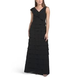 TJ Maxx - Tiered Gown For Spandex/Polyester - Lyst