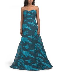TJ Maxx - Strapless Fil Coupe Gown For Polyester - Lyst