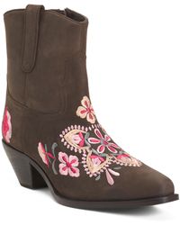 TJ Maxx - Suede Cains Ville Western Booties For - Lyst