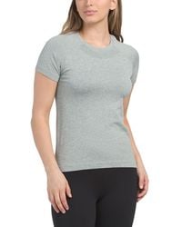 TJ Maxx - Seamless Zaia Short Sleeve Active Shirt For Nylon/Spandex - Lyst