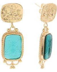 TJ Maxx - 18Kt Plated Bee Venetian Glass Earrings For - Lyst