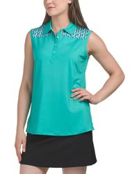 TJ Maxx - Upf 50 Omara Sleeveless Polo, Spandex/Polyester - Lyst