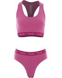 French Connection - Two Piece Branded Bra & Briefs - Lyst