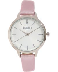 Missguided Pink Pearly Tone Watch - Metallic
