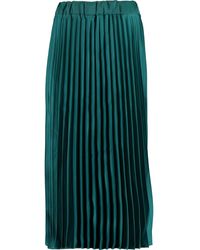 TK Maxx Satin Pleated Maxi Skirt - Green