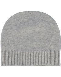 Tahari Cashmere Beanie Hat - Grey