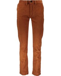 Bellfield Ribbed Cord Trousers - Brown