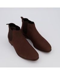 Red Tape Rich Chocolate Suede Braxted Chelsea Boots - Brown