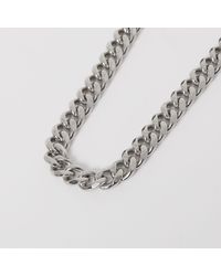 Vitaly Tone Stainless Steel Chain Link Necklace - Metallic