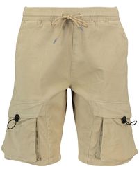 Bolongaro Trevor Stone Toggle Pocket Shorts - Natural