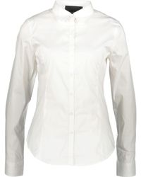 RICHMOND Long Sleeve Blouse - White