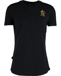 Gym King Longline T Shirt - Black