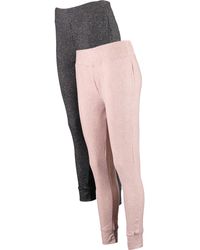 Danskin Grey & Two Pack leggings Set - Pink